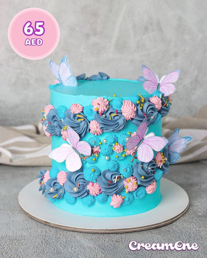 Picture of Butterflies Cake