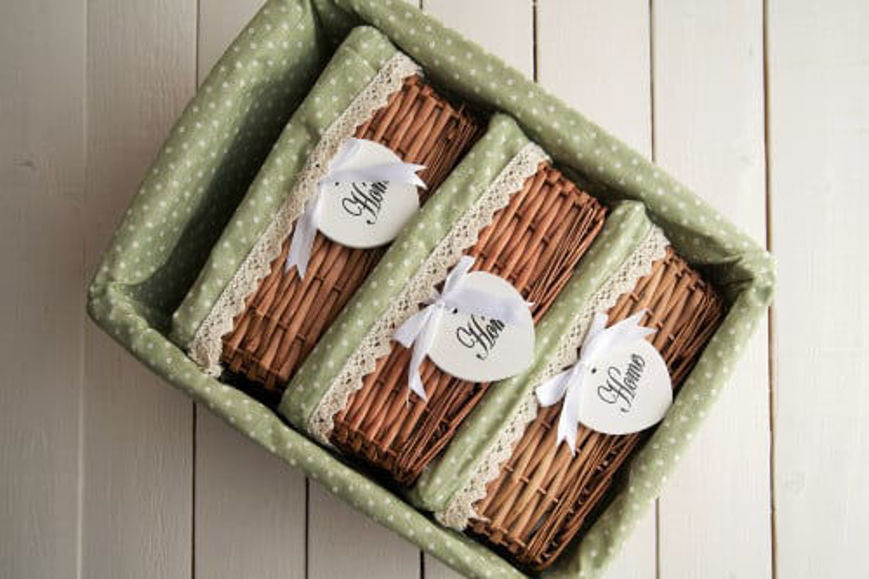 Picture of Wicker baskets for special hospitality