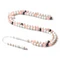 Picture of Hematite & Pink Quartz Rosary - 99 Beads - Set (Iron)