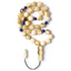 Picture of Ram horn and lapis lazuli bracelet - 33 beads (10 mm)