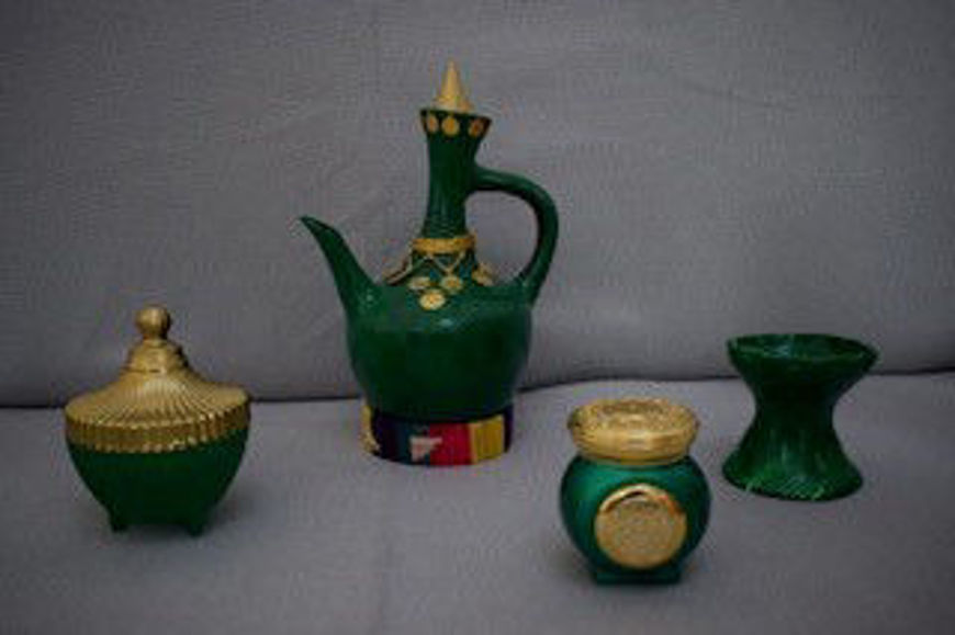 Picture of Pottery coffee set