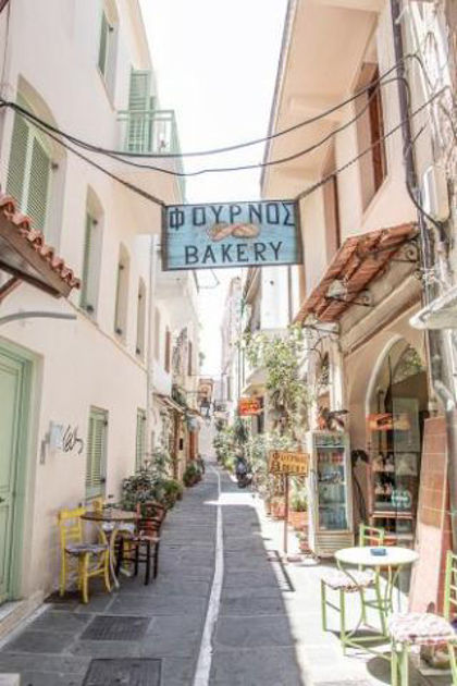 Picture of Pastel Street In Greece