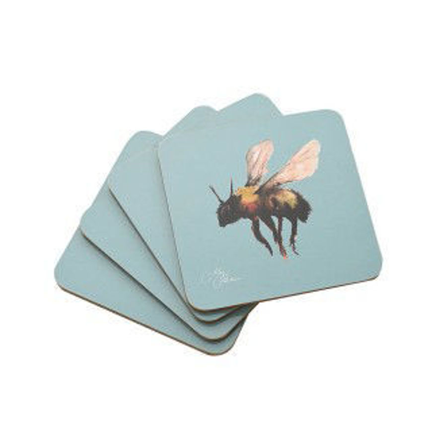 Picture of Meg Hawkins Set of 4 Coasters Bee