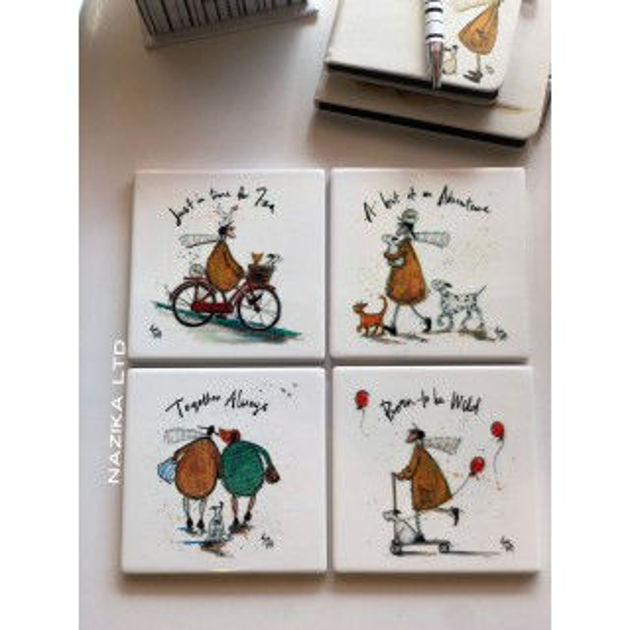 Picture of Sam Toft (mustard collection) ceramic coaster