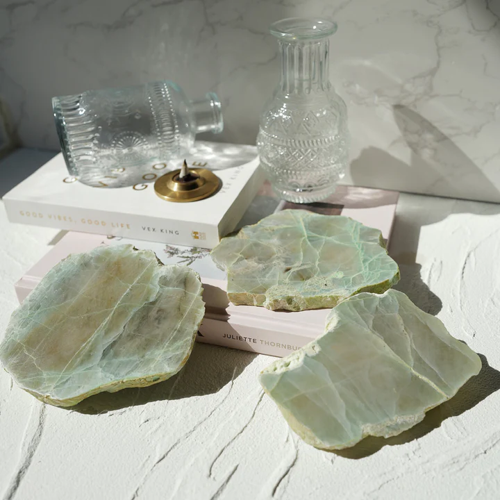 Picture of Garnierite, aka Green moonstone, Slab