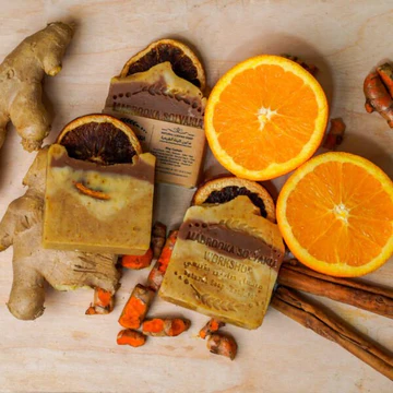 Picture of Turmeric, honey and orange Organic - Natural soap