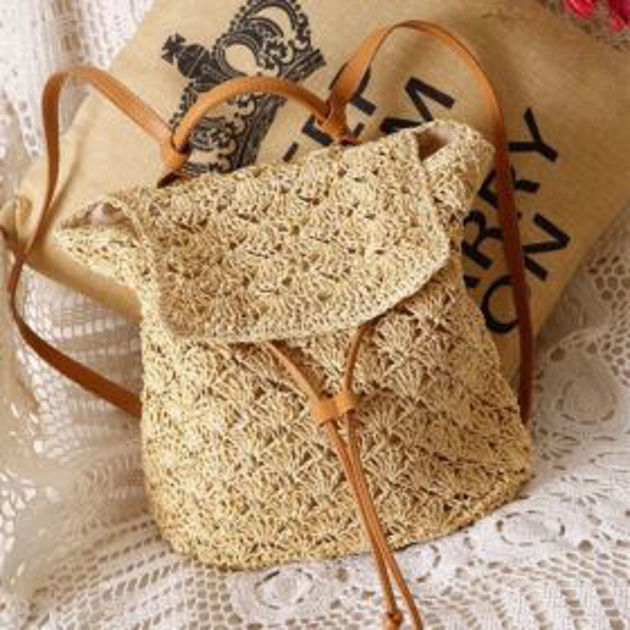 Picture of straw backpack