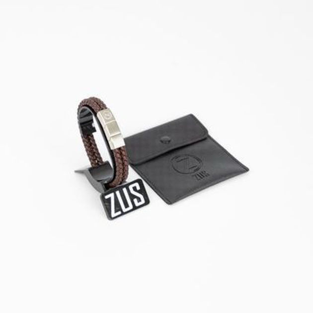 Picture of Double bracelet in dark brown leather from Zeus