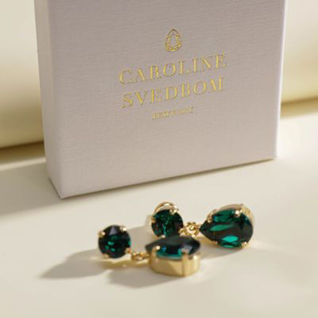 Picture of Caroline Svidboom emerald earrings