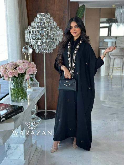 Picture of Abaya with hand embroidery from the chest