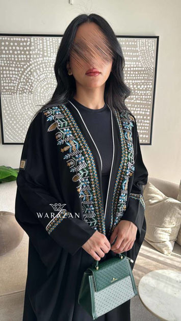 Picture of Abaya Bisht with computer embroidery