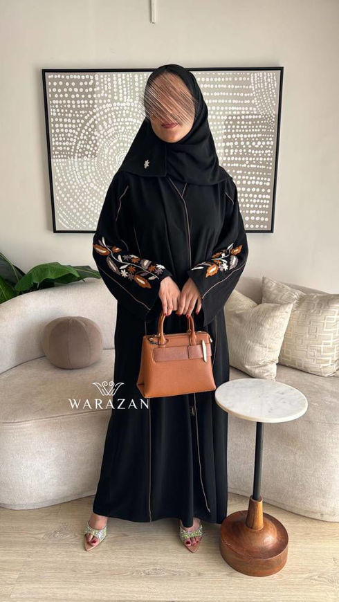 Picture of Abaya for the days of Eid with hand embroidery