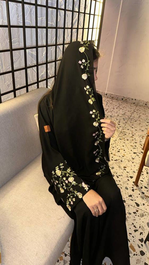 Picture of Abaya Klosh with embroidery is an elegant supplier