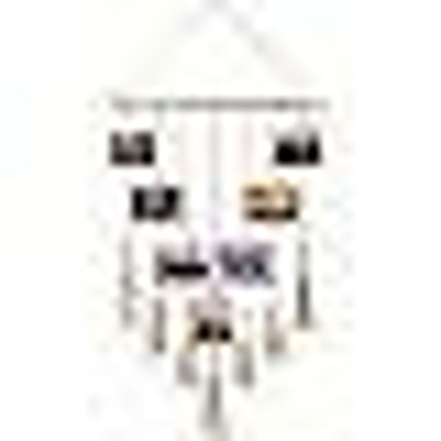 Picture of Castwave macrame hanging on the wall for card display