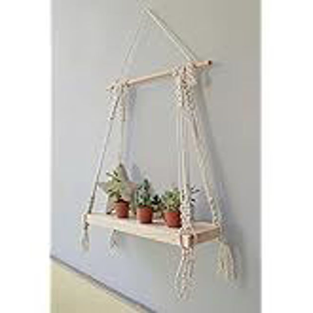 Picture of Wooden wall mounted shelf