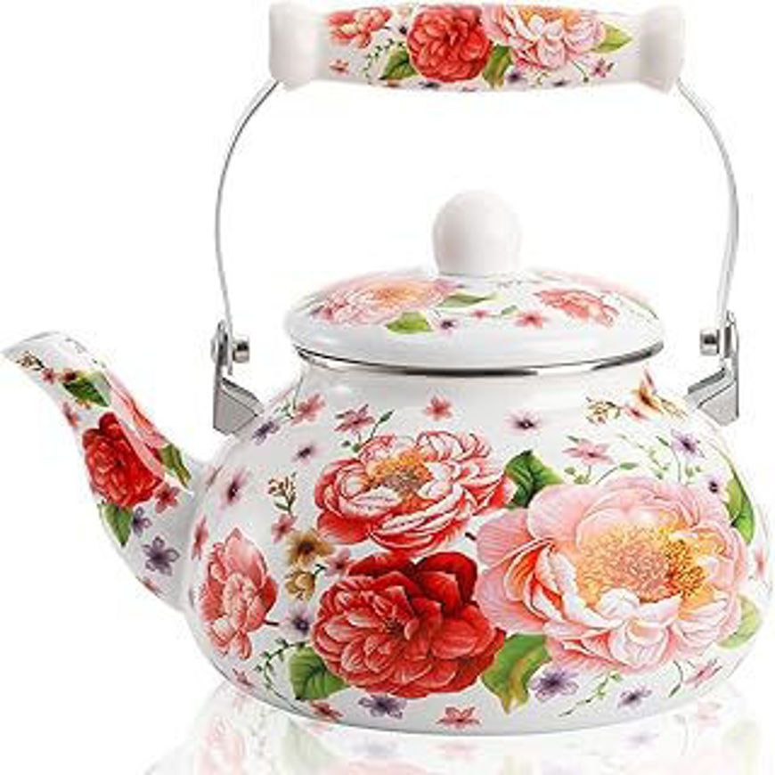 Picture of Enameled tea kettle2