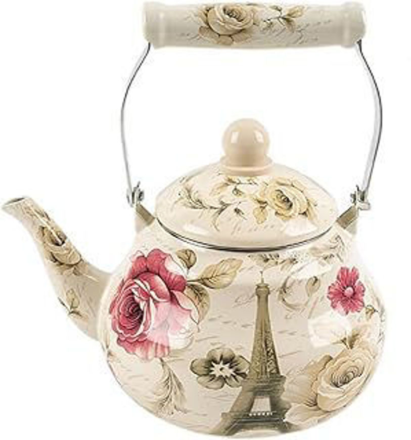 Picture of 8Enameled tea kettle