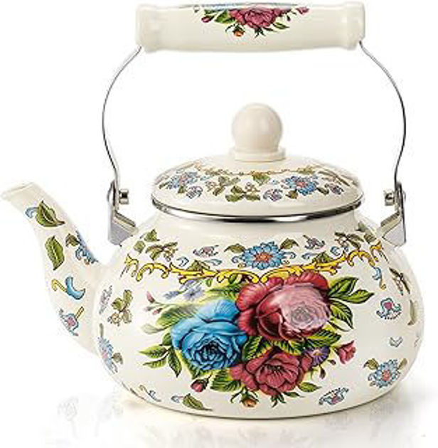 Picture of Enameled tea kettle13