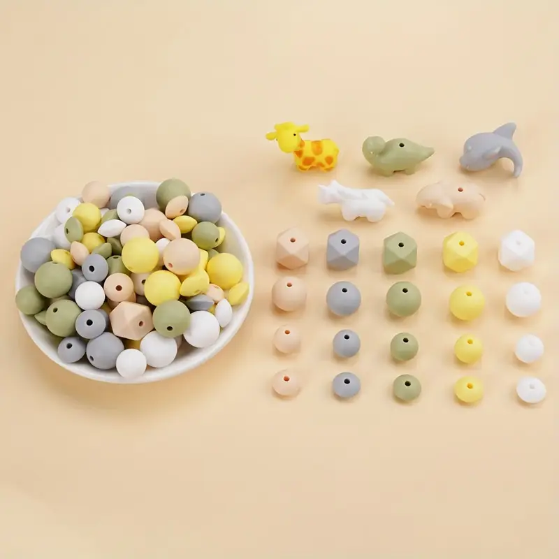 Picture of 50 Animal Beads Set